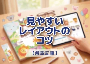 見やすいレイアウトのコツのアイキャッチ画像