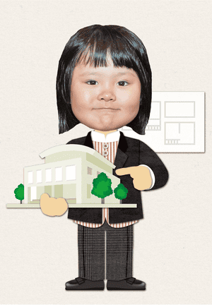 設計士の着せ替えイラスト