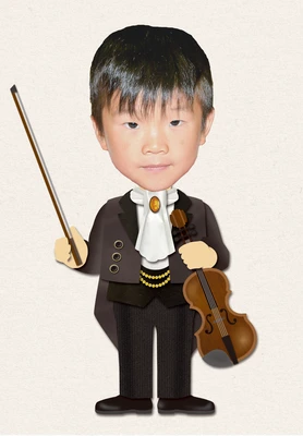 ヴァイオリニスト②の着せ替えイラスト