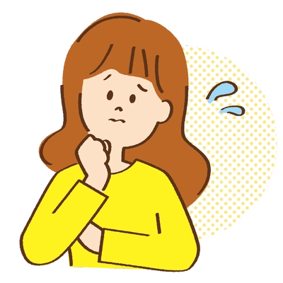 卒園アルバムについてどうしようと考えている人のイラスト