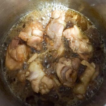 鶏肉のマーマレード煮