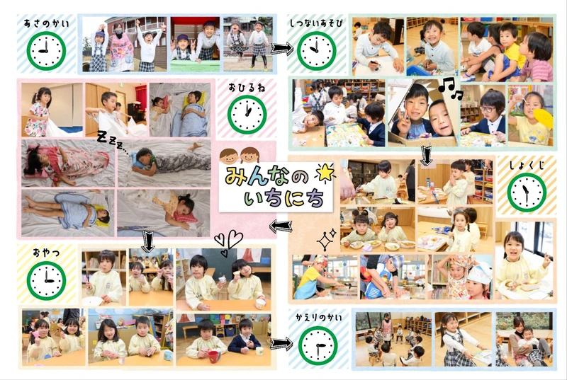 「園の一日」レイアウト例②