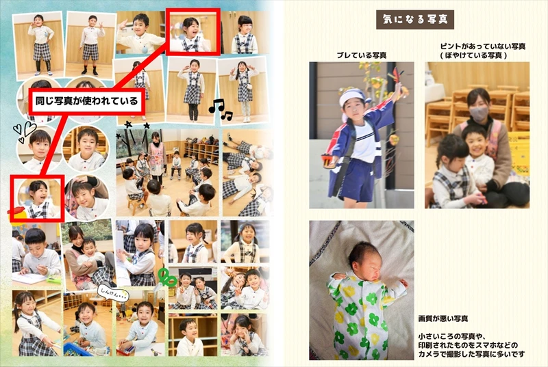 写真のチェック例の説明画像