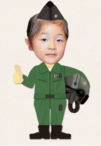 航空自衛隊員の着せ替えイラスト