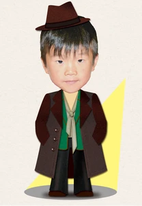ファッションモデル②の着せ替えイラスト