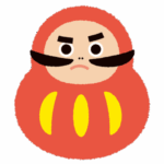 だるまのイラスト