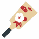 羽子板のイラスト