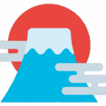 日の出のイラスト