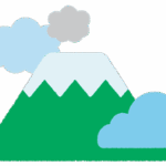 富士山のイラスト