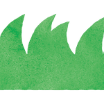 茂みのイラスト