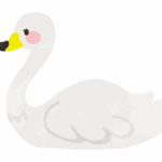白鳥のイラスト