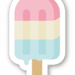 アイスキャンディーのイラスト