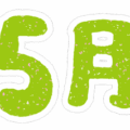 文字のイラストスタンプ（5月）