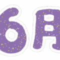 文字のイラストスタンプ（6月）
