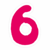 数字のイラストスタンプ_6