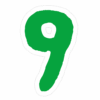 数字のイラストスタンプ_9