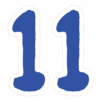 数字のイラストスタンプ_11