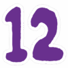 数字のイラストスタンプ_12