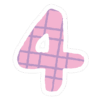 数字のイラストスタンプ_4