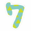 数字のイラストスタンプ_7