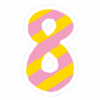 数字のイラストスタンプ_8