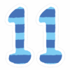 数字のイラストスタンプ_11
