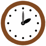 時計のイラスト2時