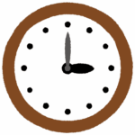 時計のイラスト3時