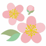 桃のイラスト