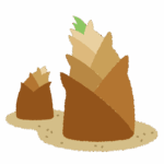 タケノコのイラスト