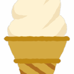 ソフトクリームのイラスト
