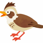 ひばりのイラスト