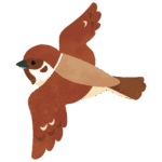 すずめのイラスト