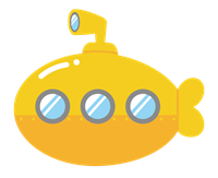 潜水艦のイラスト